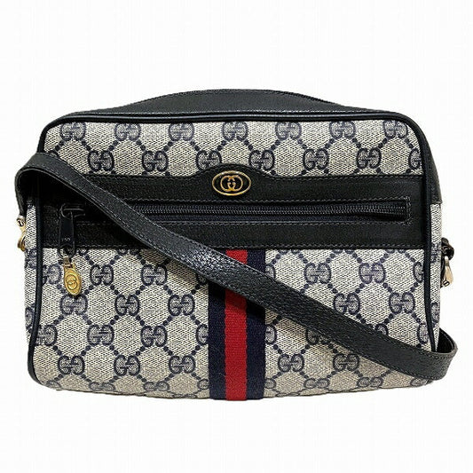 Gucci Old Gucci Sherry Line PVC Shoulder Bag