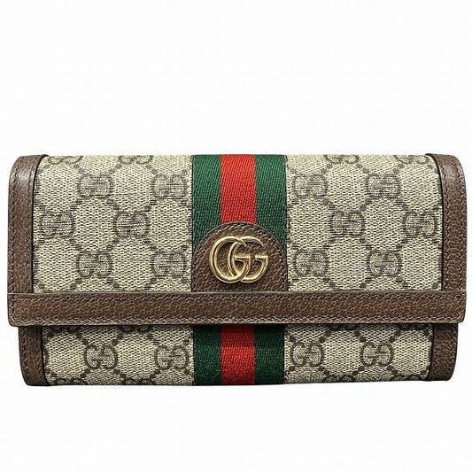Gucci Ophidia GG PVC Continental Wallet