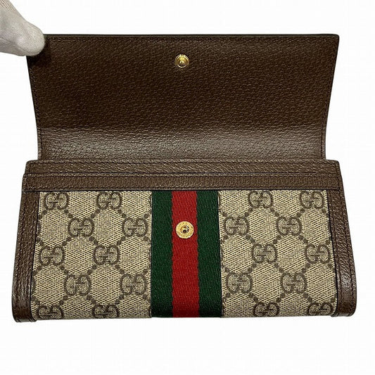 Gucci Ophidia GG PVC Continental Wallet