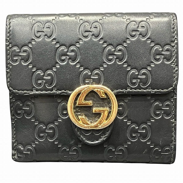 Gucci Interlocking G Guccissima Leather Wallet