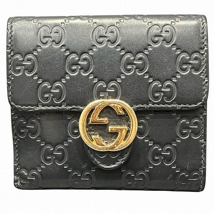 Gucci Interlocking G Guccissima Leather Wallet