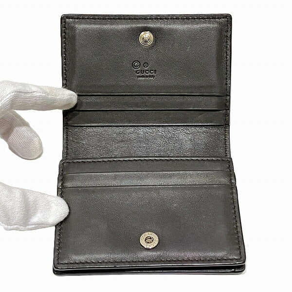 Gucci Microguccissima Leather Card Case