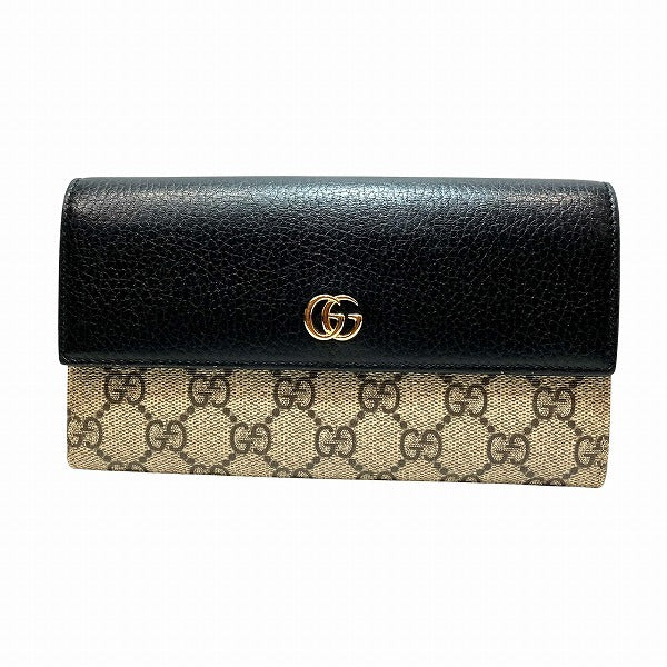 Gucci Double G GG Supreme Continental Wallet