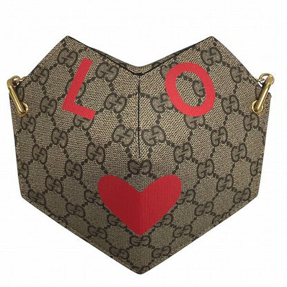 Gucci Small Heart GG Supreme Shoulder Bag