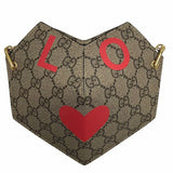 Gucci Small Heart GG Supreme Shoulder Bag