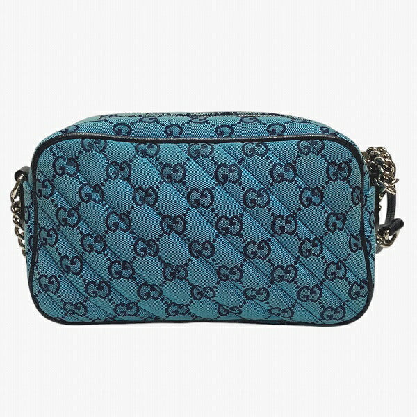 Gucci GG Marmont Canvas Leather Shoulder Bag
