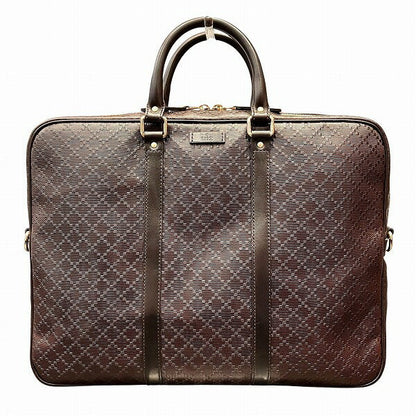 Gucci Diamante Leather Business Bag