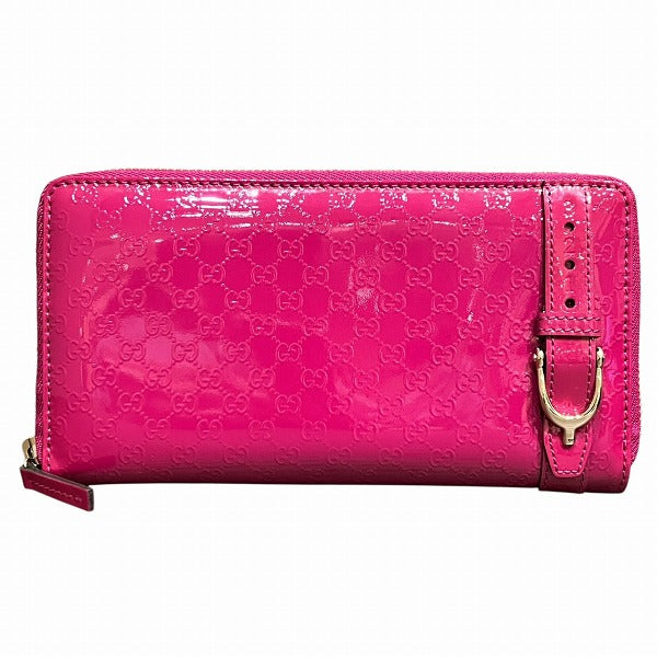 Gucci Guccissima Patent Leather Wallet