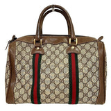 Gucci GG Monogram PVC Boston Bag