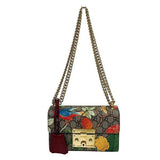 Gucci GG Supreme Flora PVC Leather Shoulder Bag