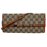 Gucci Bamboo GG Canvas Shoulder Bag