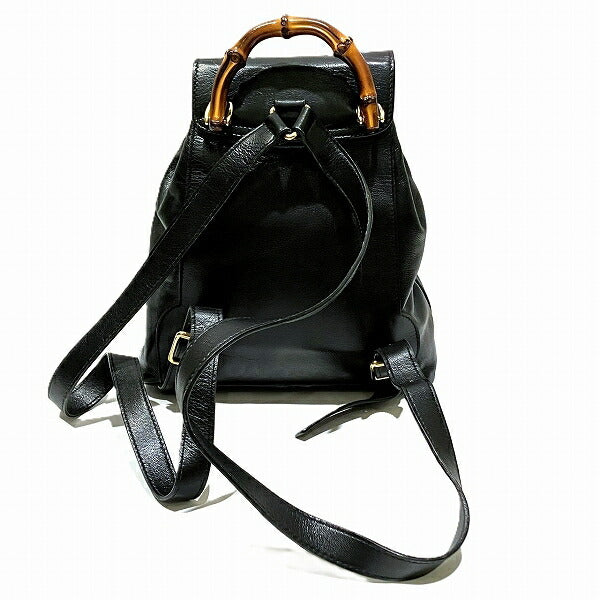 Gucci Bamboo Leather Backpack