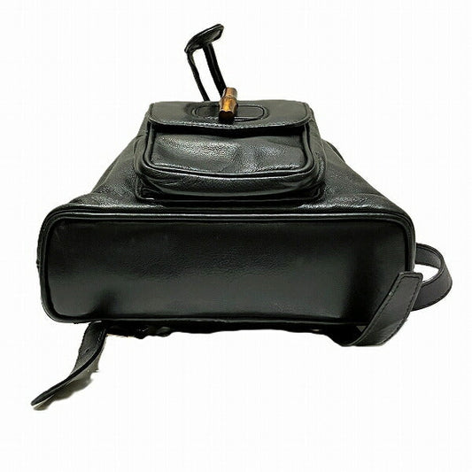 Gucci Bamboo Leather Backpack