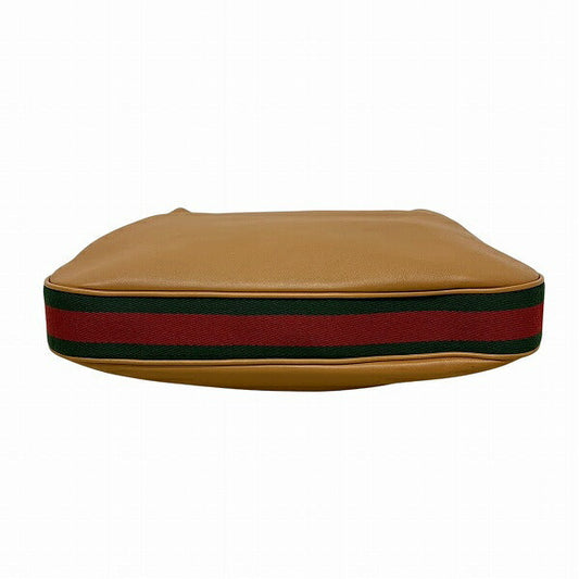 Gucci Attache Medium Leather Canvas 2way Bag