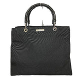 Gucci Bamboo Nylon Canvas Tote Bag