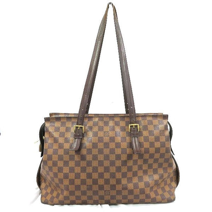 Louis Vuitton Damier Chelsea Shoulder Bag Brown