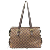 Louis Vuitton Damier Chelsea Shoulder Bag Brown
