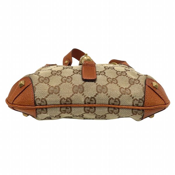 Gucci Jackie Leather Canvas Handbag