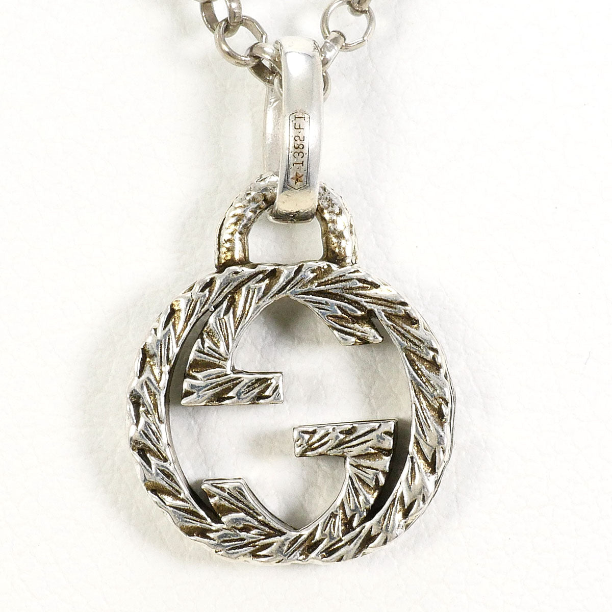 Gucci Interlocking G Silver 925 Necklace