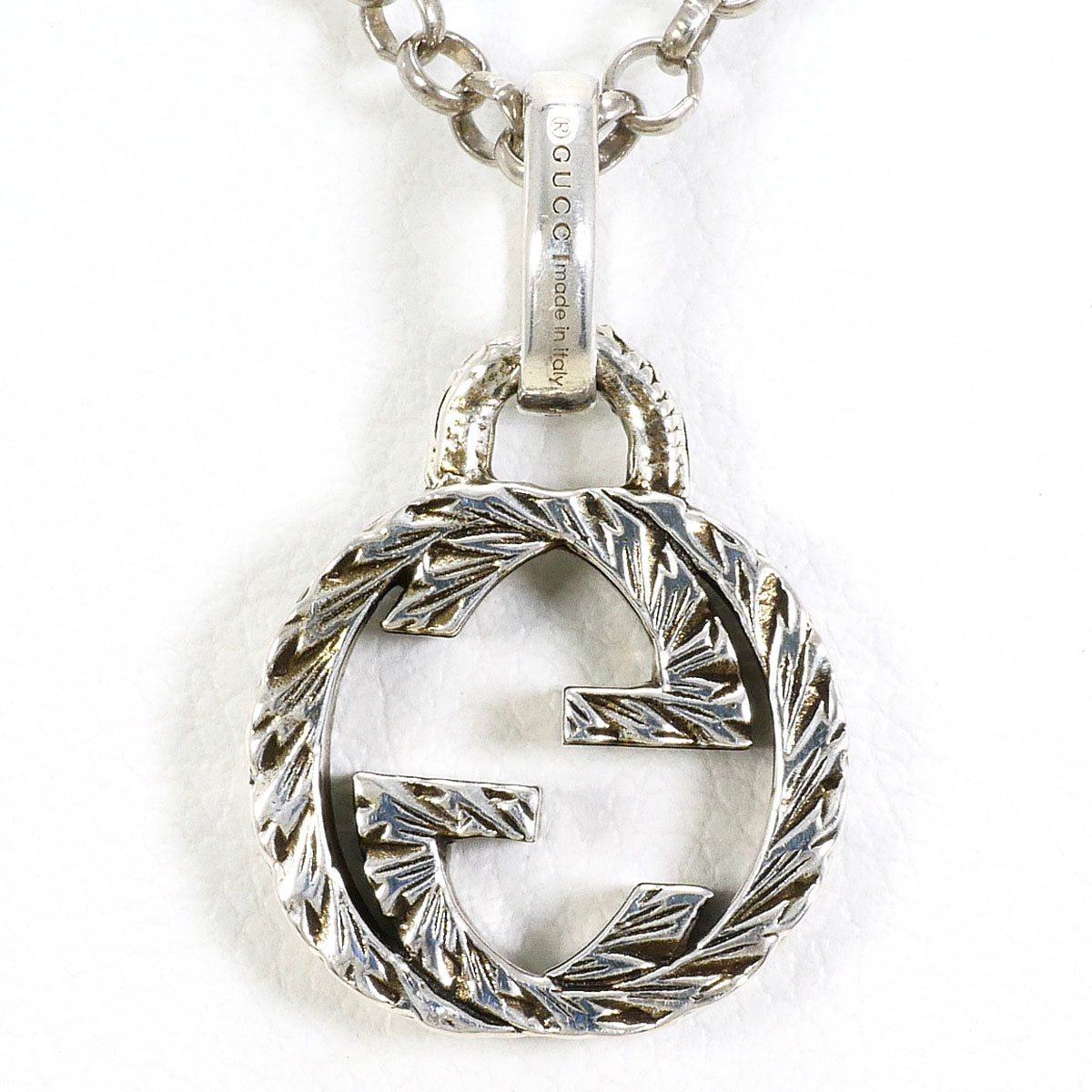 Gucci Interlocking G Silver 925 Necklace