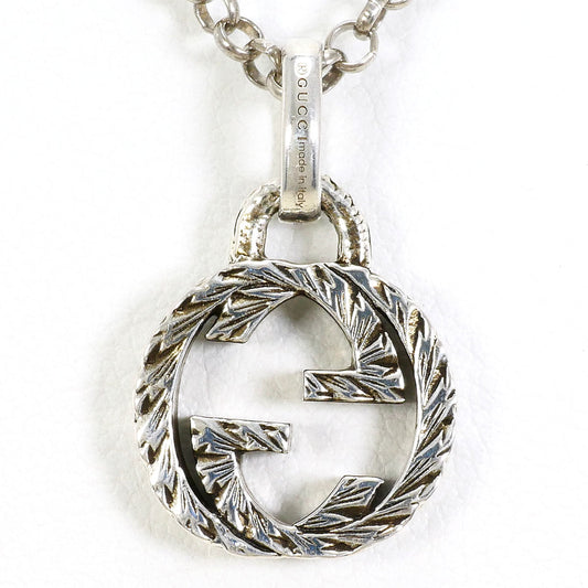 Gucci Interlocking G Silver 925 Necklace