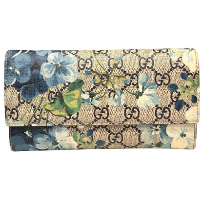 Gucci GG Blooms PVC Continental Wallet