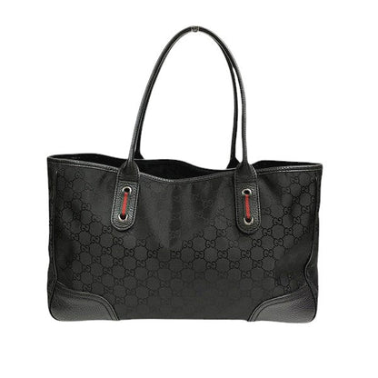 Gucci Sherry Line Nylon Canvas Tote Bag