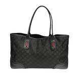 Gucci Sherry Line Nylon Canvas Tote Bag