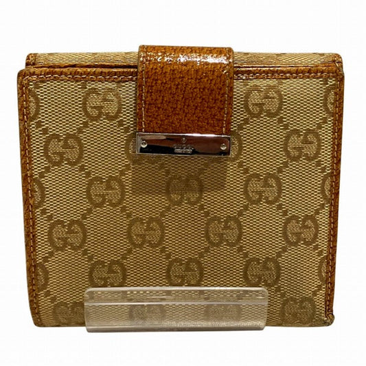 Gucci GG Canvas Leather Wallet