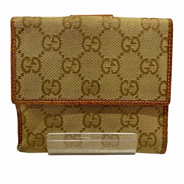 Gucci GG Canvas Leather Wallet