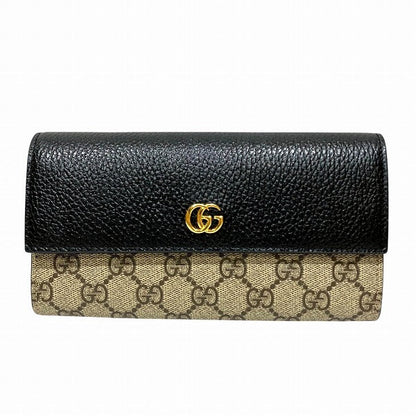 Gucci GG Marmont Leather PVC Continental Wallet