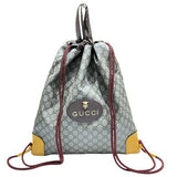 Gucci GG Supreme Cat Head PVC Drawstring Backpack