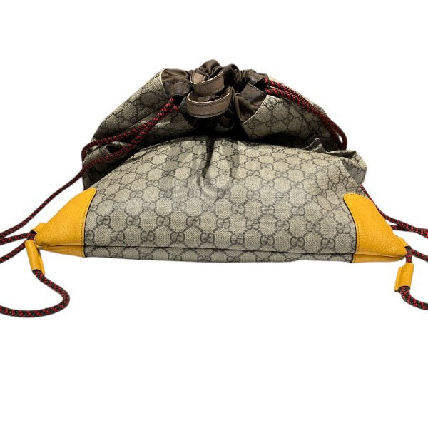 Gucci GG Supreme Cat Head PVC Drawstring Backpack