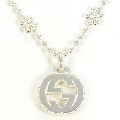Gucci Interlocking G Flower Silver 925 Necklace