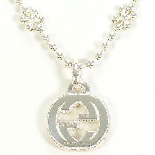 Gucci Interlocking G Flower Silver 925 Necklace
