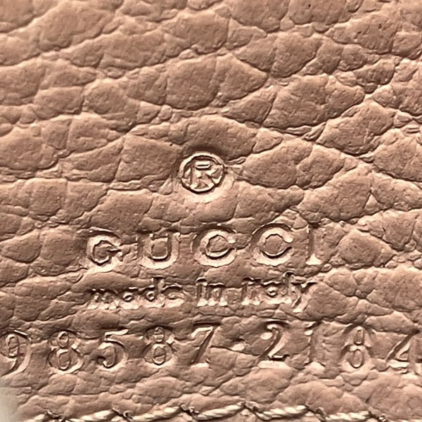 Gucci GG Supreme Double G Medium Wallet PVC Coated Canvas Leather Wallet
