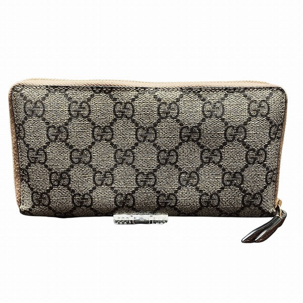 Gucci GG Marmont Canvas Leather Long Wallet
