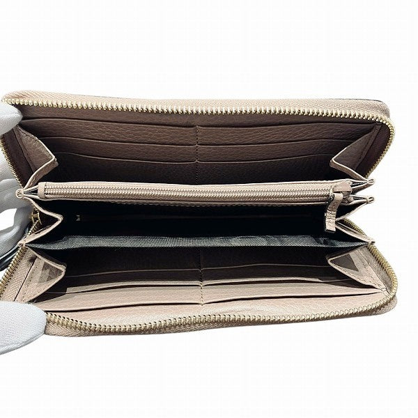 Gucci GG Marmont Canvas Leather Long Wallet