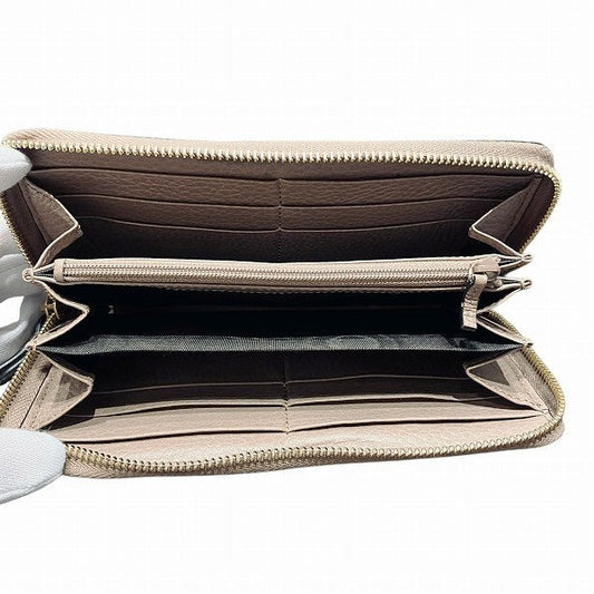 Gucci GG Marmont Canvas Leather Long Wallet
