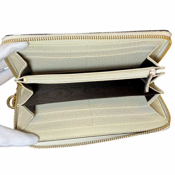 Gucci Ophidia GG Flora Coated Canvas Long Wallet