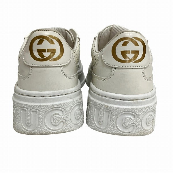 Gucci GG Embossed Leather Sneakers