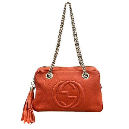 Gucci Interlocking G Leather Shoulder Bag