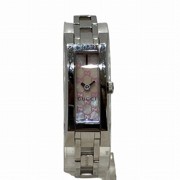 Gucci GG Pattern Stainless Steel Watch