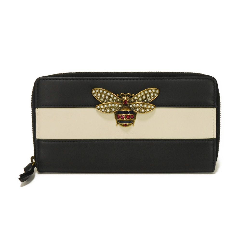 Gucci Queen Margaret Smooth Calf Leather Long Wallet