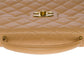 CHANEL Amazing   Briefcase in beige caviar leather, GHW