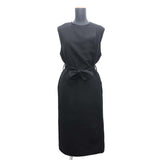 HERMES Long gilet Size 34 Black Cashmere100%