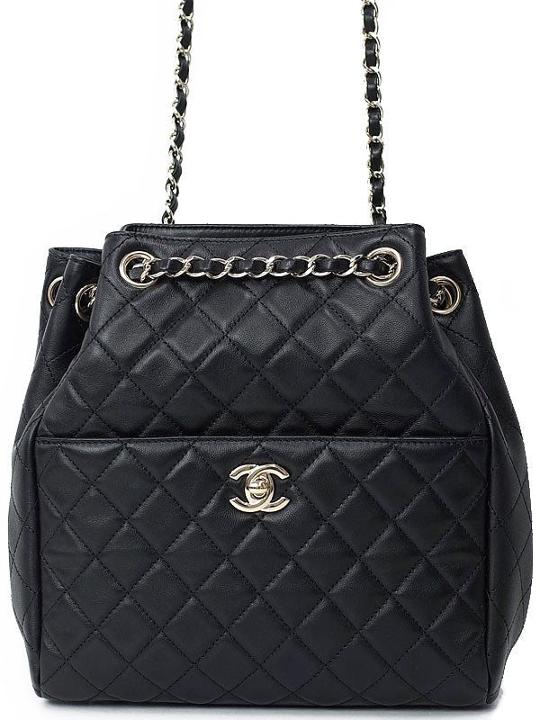 Chanel Matelasse Drawstring Type Chain Shoulder Bag
