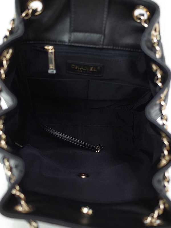 Chanel Matelasse Drawstring Type Chain Shoulder Bag