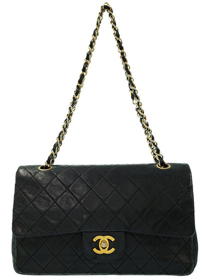 Chanel Matelasse Chain Shoulder Bag Black
