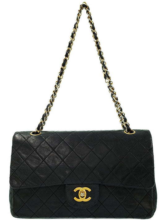 Chanel Matelasse Chain Shoulder Bag Black